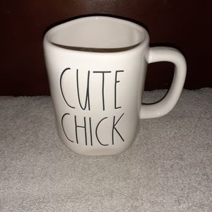 Rae Dunn "Cute Chick" Mug. Double sided.